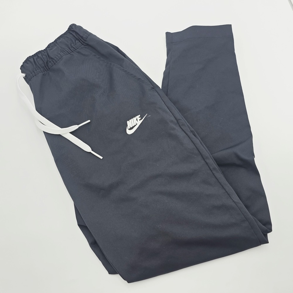 Nike Sportswear Club Woven Tapered Pants Black DX0623-010 Mens Small Drawstring